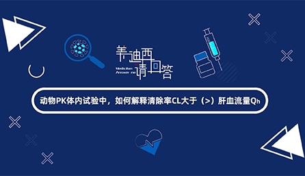 动物PK体内试验中，如何解释清除率CL大于肝血流量Qh